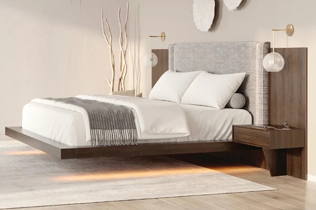 Savoy Solid Walnut Bed Frame
